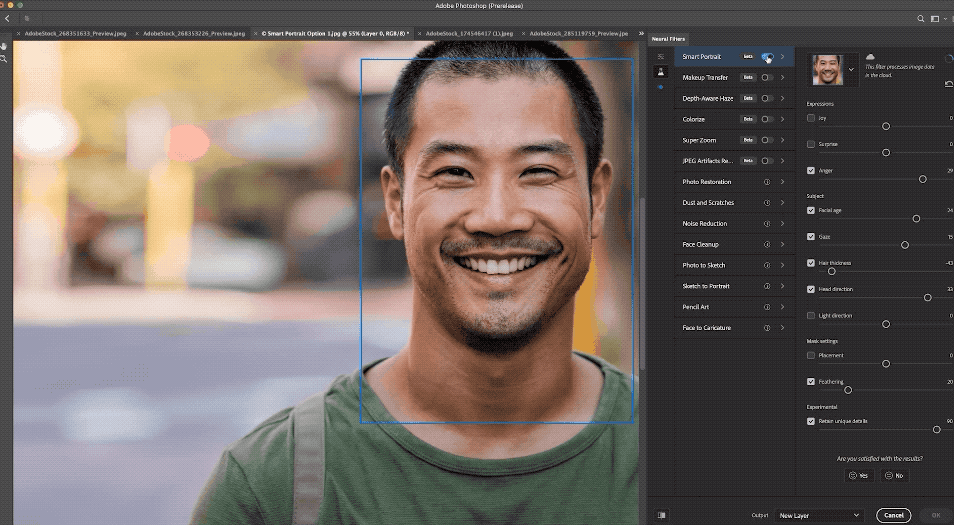 neural filters de photoshop, neural filters, ia photoshop, filtros neuronales photoshop, neural filters, photoshop, adobe elements 2021, photoshop 2021