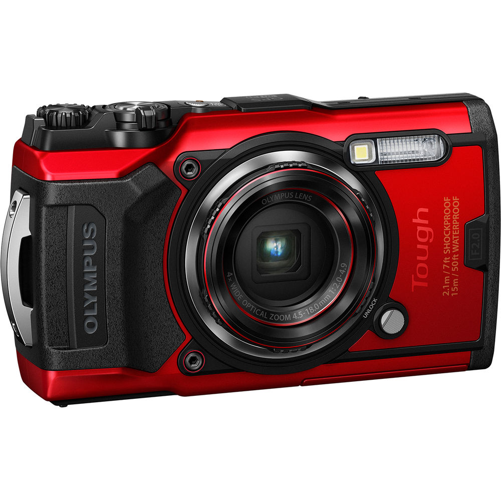 Olympus Tough TG-6 en color Rojo